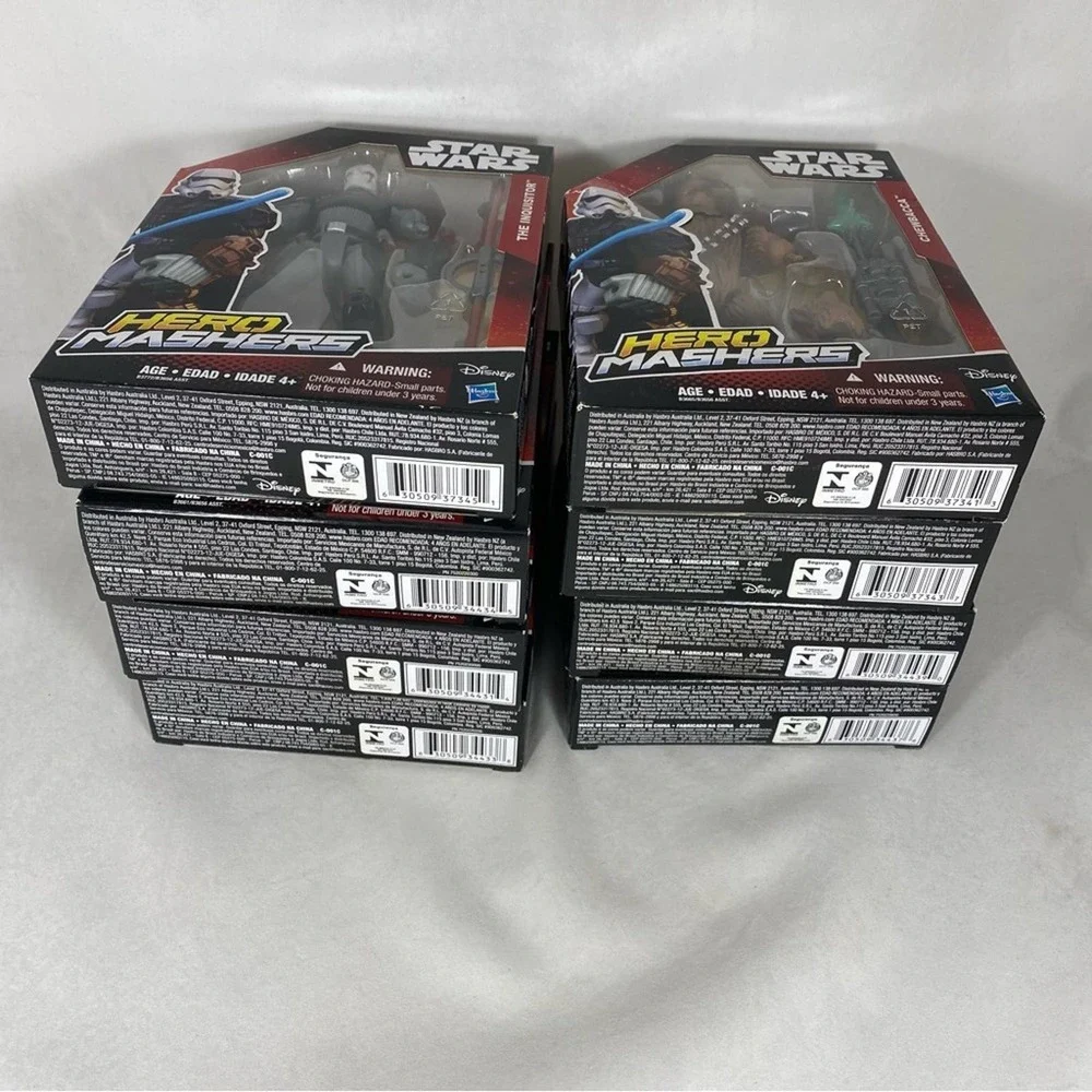 RARE - Star Wars Complete Set of Hero Mashers Action Figures Wave 3